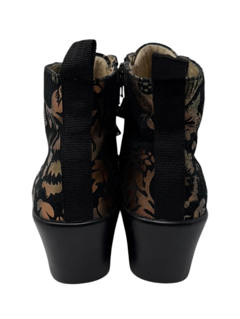 Alegria Eliza Regal Copper Floral Ankle Boots - Picture 13 of 15